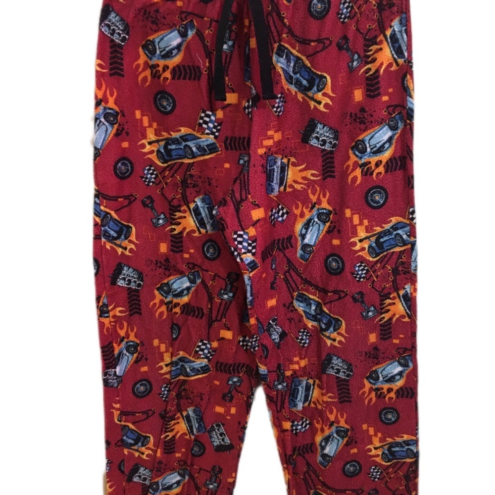 Cherokee Red Kids Pajama Bottoms with Car Print